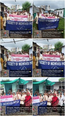 World Breastfeeding week 2026 at Career College of Nursing, Bhopal-RALLY