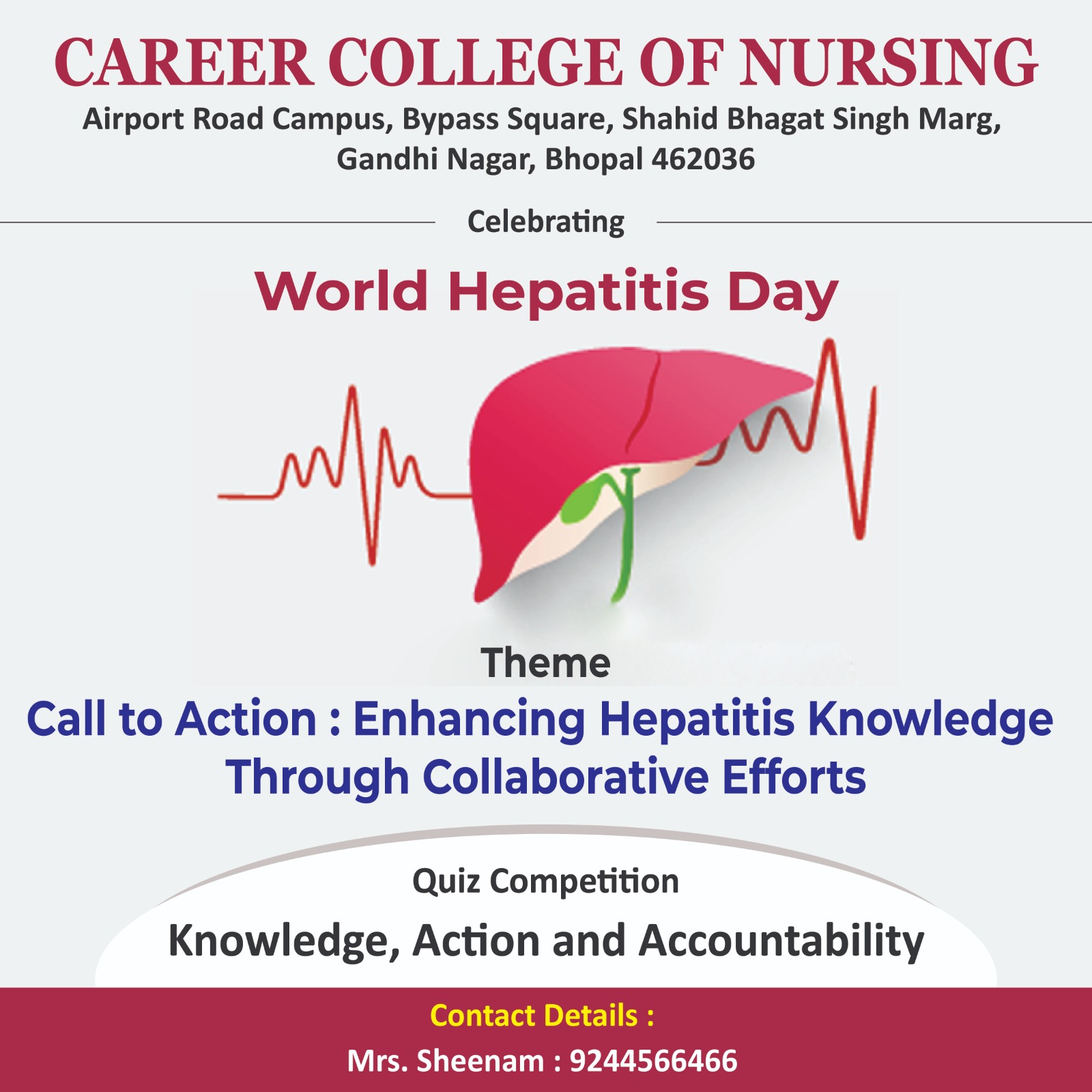 Quiz Competition on Hepatitis day