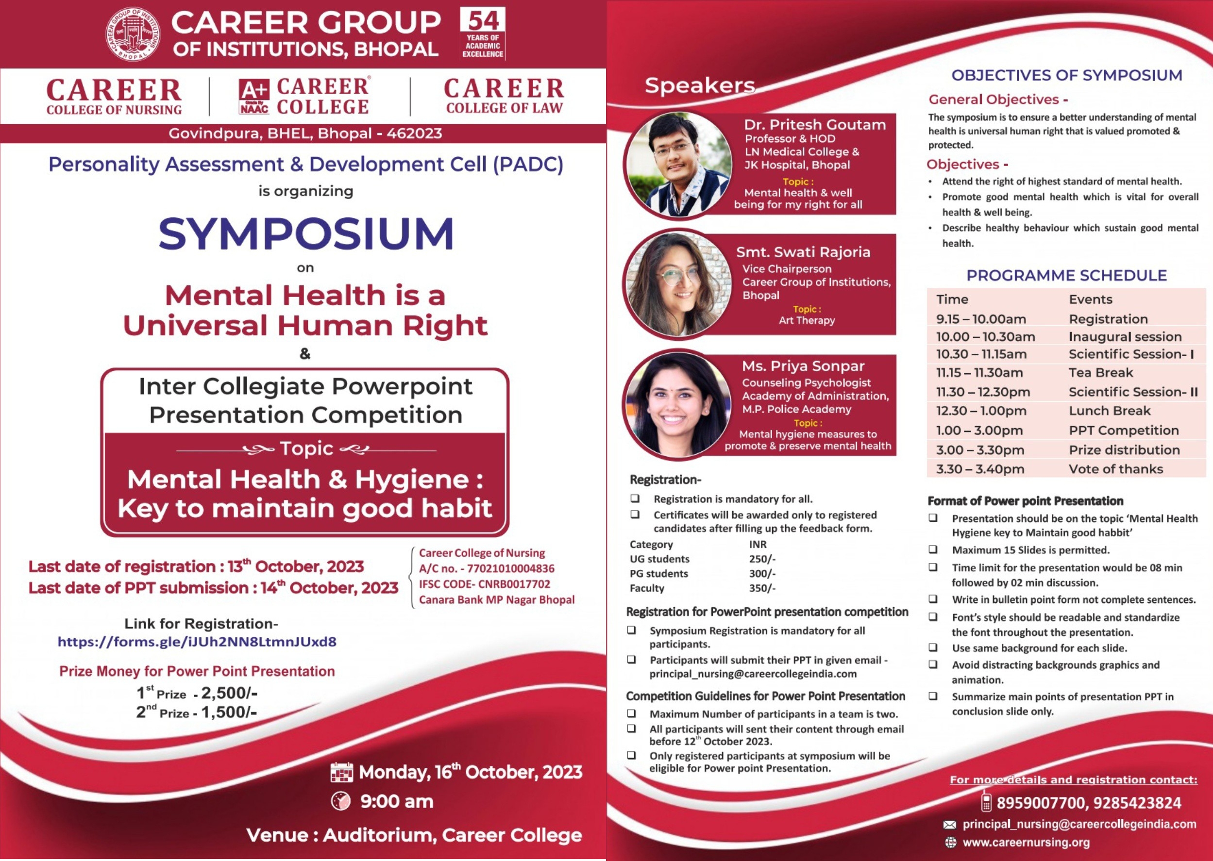 Symposium on Mental Health